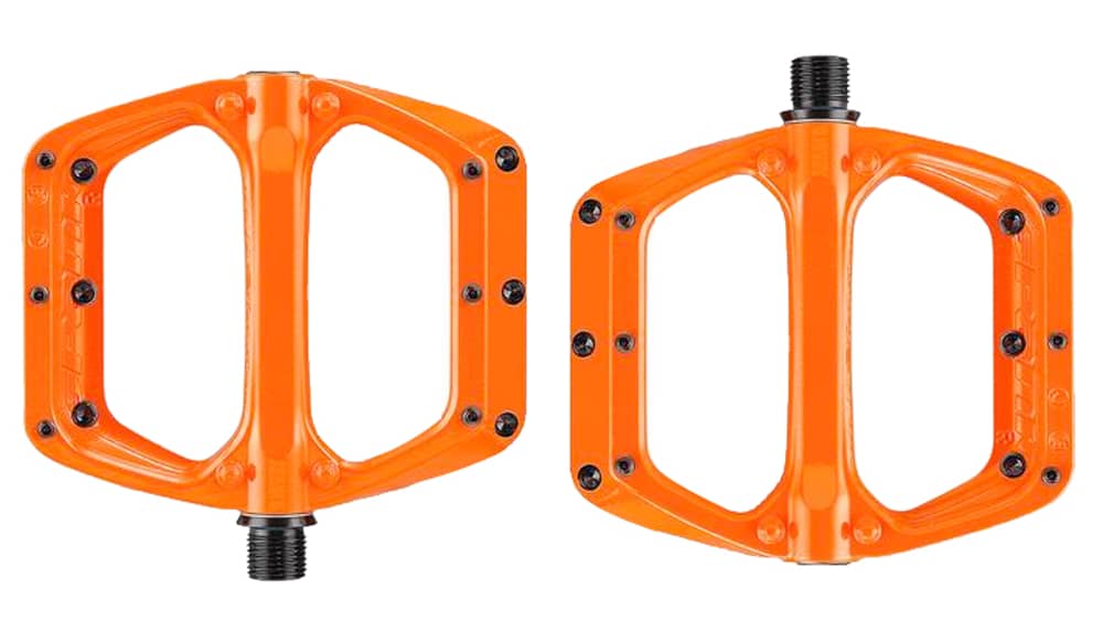 Spank Spank | Spoon Dc Platform Pedals Red | Aluminum