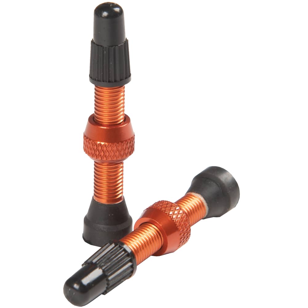 Stan's NoTubes Alloy Tubeless Valves in Orange - Image 1 of 2