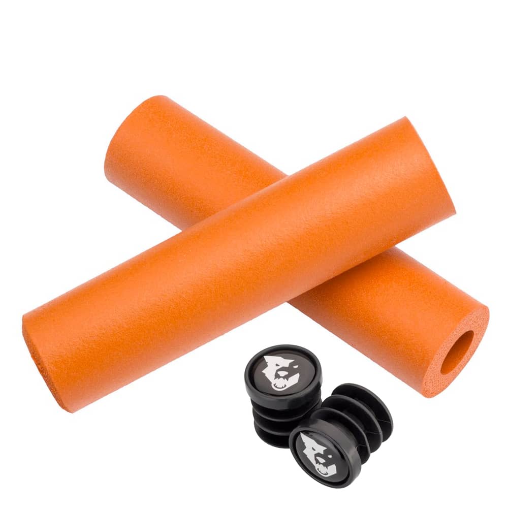Wolf Tooth Components | Fat Paw Grips | Orange | 9.5Mm