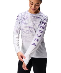 Endura Marble Women's Ltd Printed L/S Tee