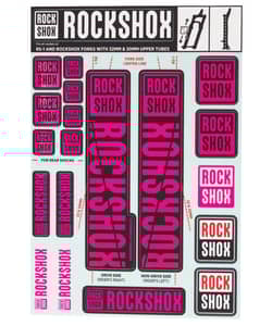 RockShox Fork Decal Kit
