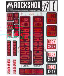 RockShox Fork Decal Kit