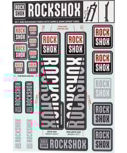 RockShox Fork Decal Kit
