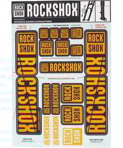 RockShox Fork Decal Kit