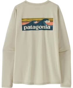 Patagonia Women's L/S Cap Cool Daily Shirt - Boardshort Logo