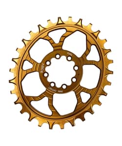 5DEV T-Type Alloy Oval Chainring, 8-Bolt