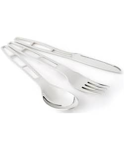 GSI Outdoors Glacier Stainless 3 pc Cutlery Set