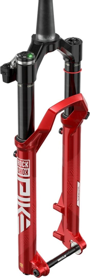 ライトウェイアルミナックル Ver.Y 赤フロントレインフォースブレス タイプF RockShox Pike Ultimate Flight Attendant 29