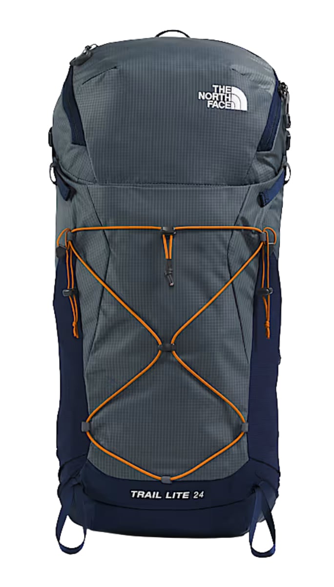 navy and orange north face backpack The North Face Trail Lite 24 Backpack
