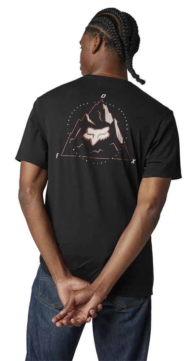 Fox Analog SS Tech Tee – Chili, Kurzärmlig, Trocknet Schnell & Reduziert Gerüche