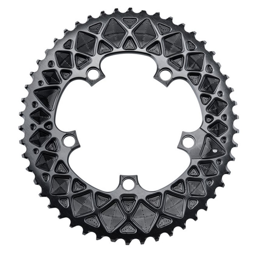 Absolute Black SRAM 5X110 2X Oval Chainring