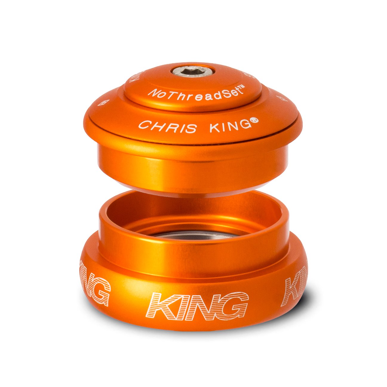 Chris King NoThreadSet Headset In Matte Mango - 1-1/8