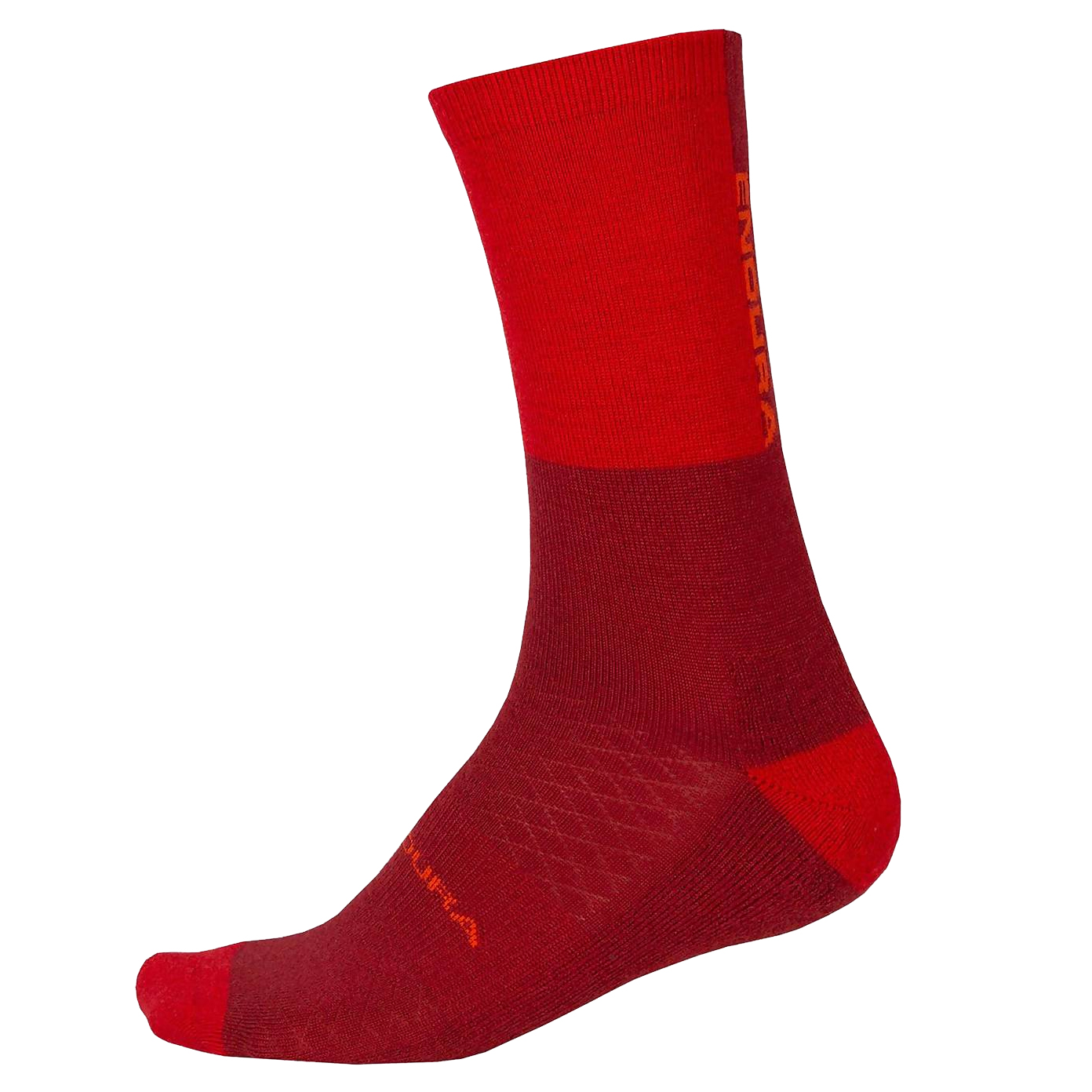 Endura | BaaBaa Merino Winter Sock (Single) Men's | Size Small/Medium in Rust Red