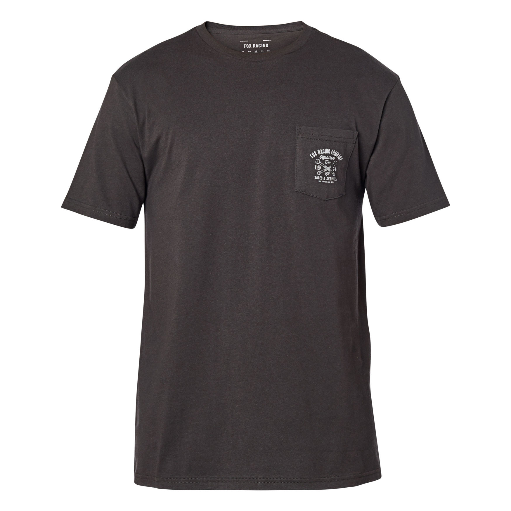 Fox Apparel | Wrenched Pocket Premium SS T-Shirt Men's | Size Small in Black Vintage