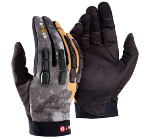 G-Form | Moab Trail Gloves Men's | Size Large in Black/Orange