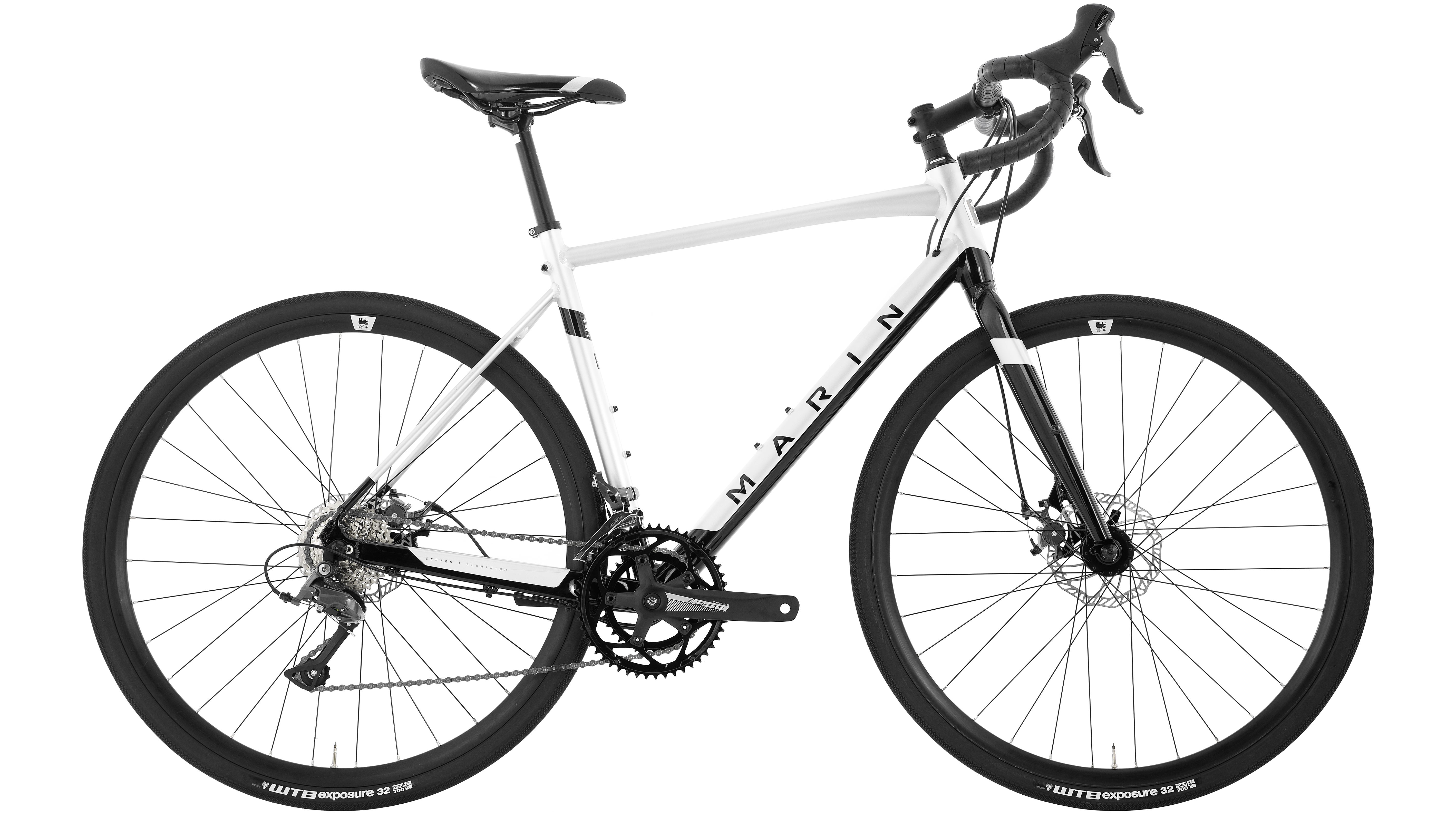 Marin Bikes | Gestalt Bike 2022 | Gloss Black/Silver | 50cm