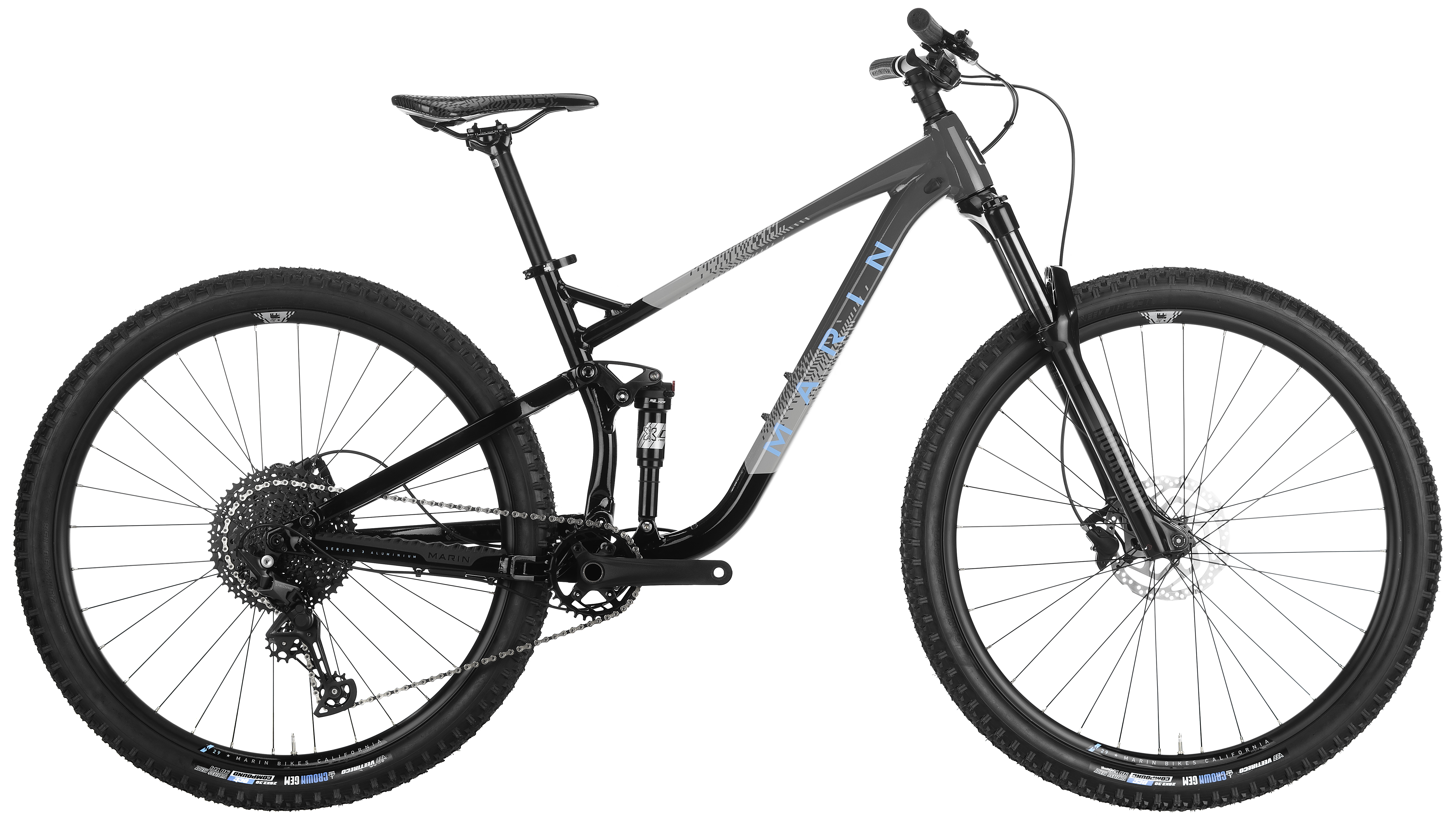 Marin Bikes | Rift Zone 1 Bike 2022 | Grey/Black/Blue | Small