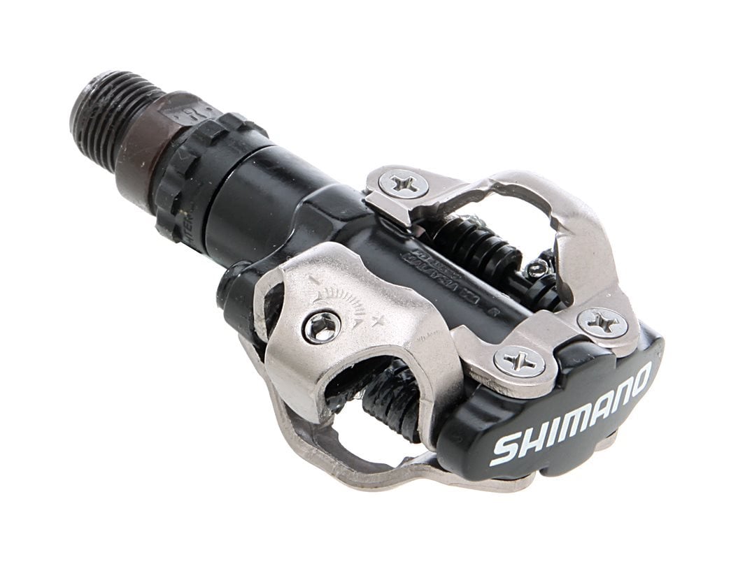 SHIMANO Mountain Bike Pedals PD-M520 Cr Mo Axle Clipless Cleats Pedals Original 