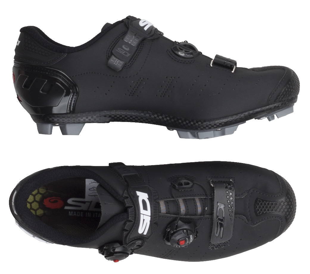 New SIDI DRAGON 4 Mega SRS Carbon Mountain MTB Cycling Shoes Black US Warehouse 